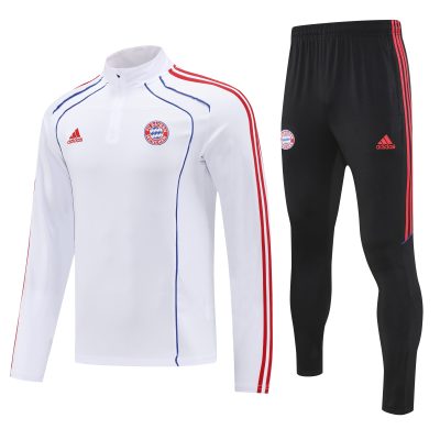 Bayern Munich Training Kit (Sweatshirt+Pants) White 2025/26 - Player Version