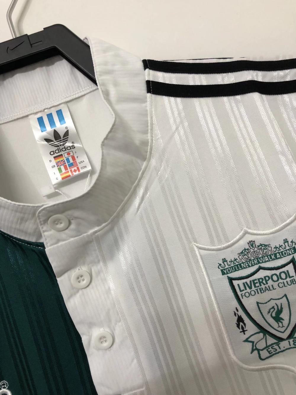 Liverpool Retro Football Jersey Away Custom Shirt 1995/96 - Image 5