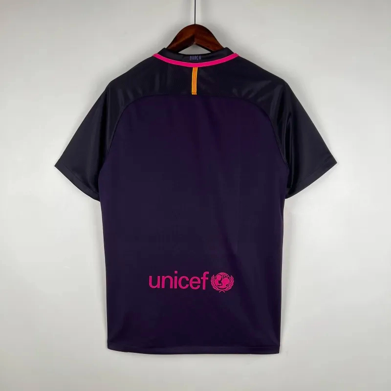 Barcelona Retro Jersey Away Soccer Shirt 2016-17 - Image 2