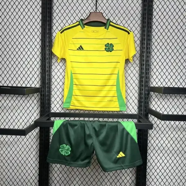 Celtic Soccer Jersey Away Kids Kit Jersey+Shorts 2024/25