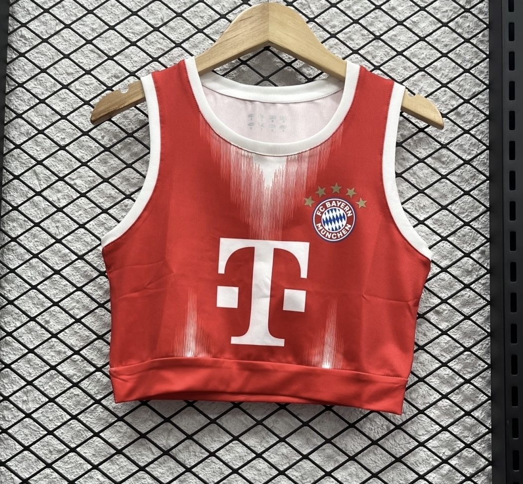 Bayern Munich Soccer Jersey Home Women's Vest 2025/26