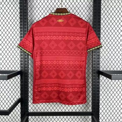 Alternative view of Brazil Soccer Jersey Red Special Edition Custom Shirt 2025