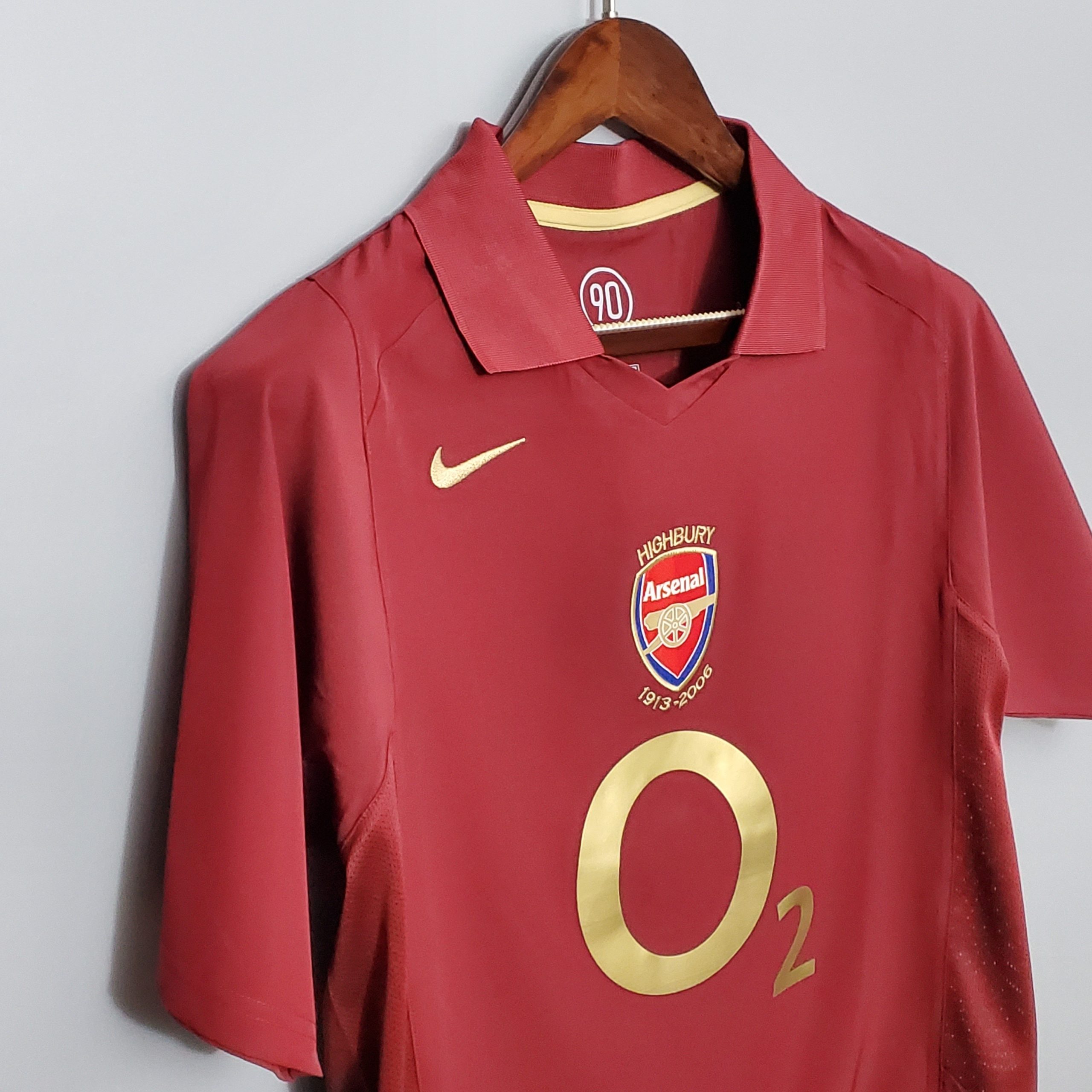 Henry#14 Arsenal Soccer Retro Jersey Home Custom Shirt 2005/06 - Image 5