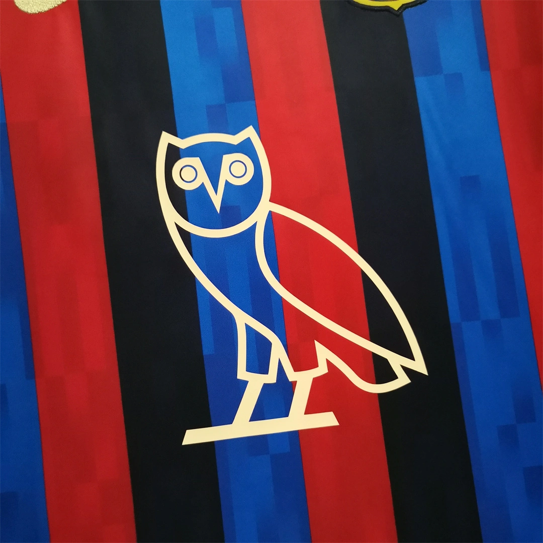 Barcelona Home Owl Version Soccer Jersey Custom Shirt 2022/23 - Image 3
