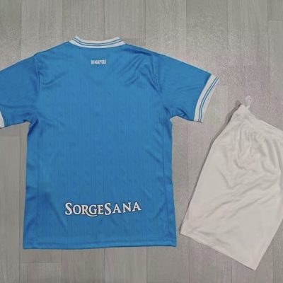 Alternative view of Napoli Soccer Jersey Home Kids Kit Jersey+Shorts 2025-26