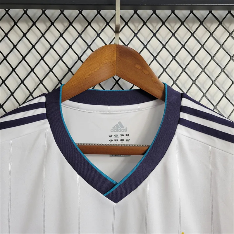 Real Madrid Retro Jersey Home Custom Soccer Shirt 2012/13 - Image 6