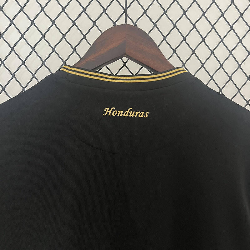 Honduras Soccer Jersey Black Special Edition Custom Shirt 2024 - Image 2