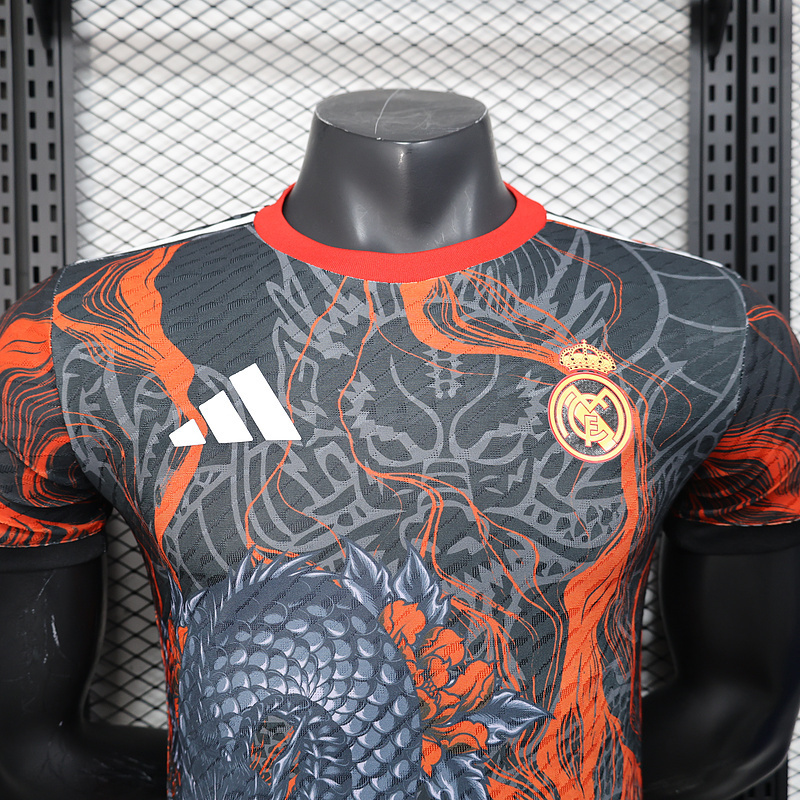 Real Madrid Soccer Jersey Dragon Special Edition Shirt 2025/26 - Image 4