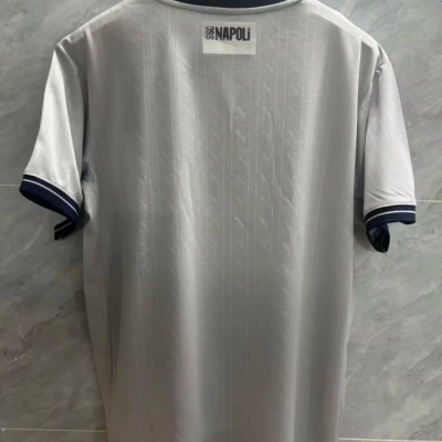 Alternative view of 25-26 New Napoli Goalkeeper Grey Football Jersey