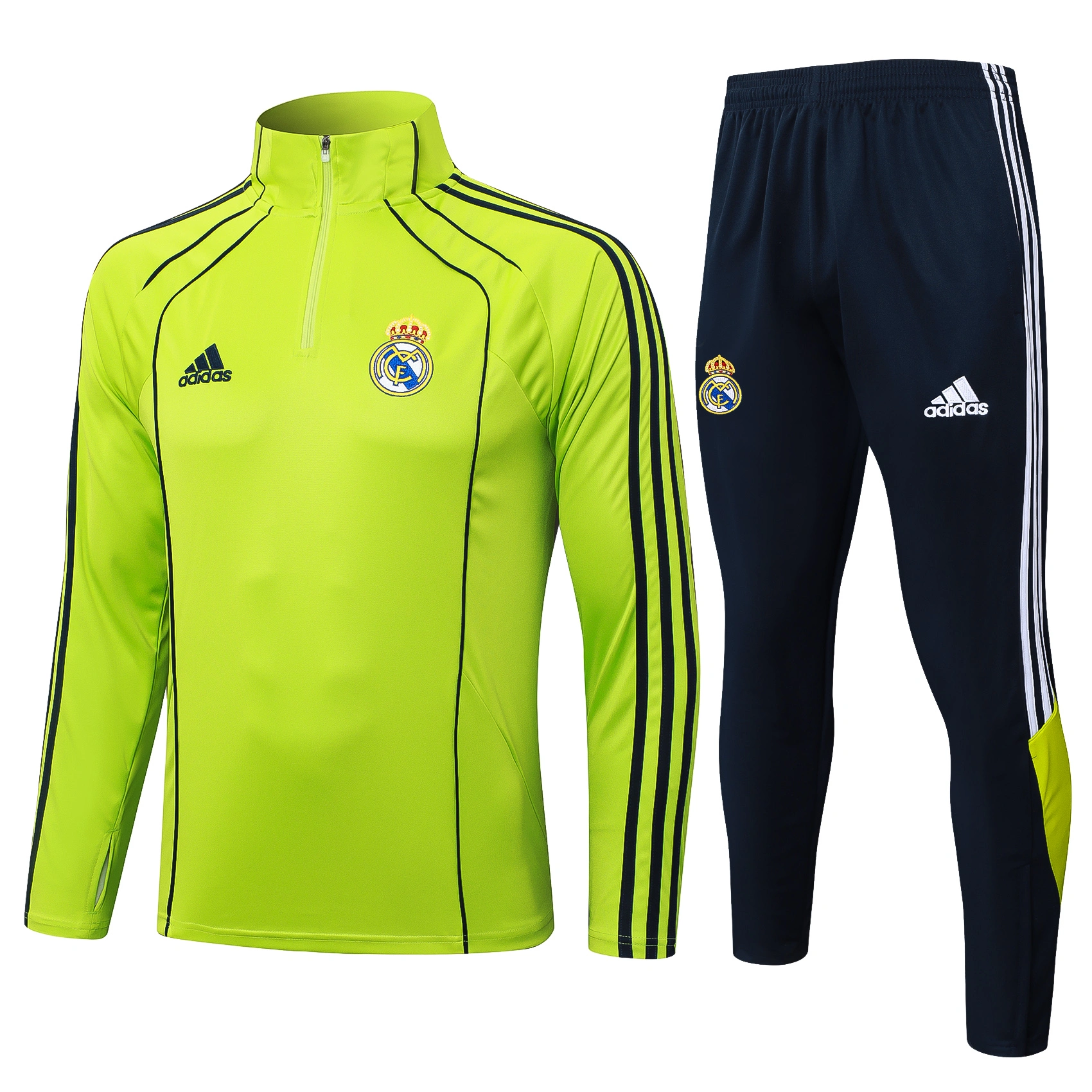 Real Madrid Training Kit (Sweatshirt+Pants) Green 2025/26
