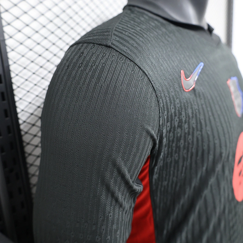Barcelona Away Soccer Jersey Long Sleeve2024/25 - Spotify Logo Without Text - Image 6