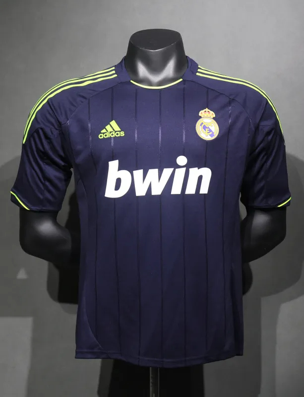 Real Madrid Retro Jersey Away Soccer Shirt 2012/13