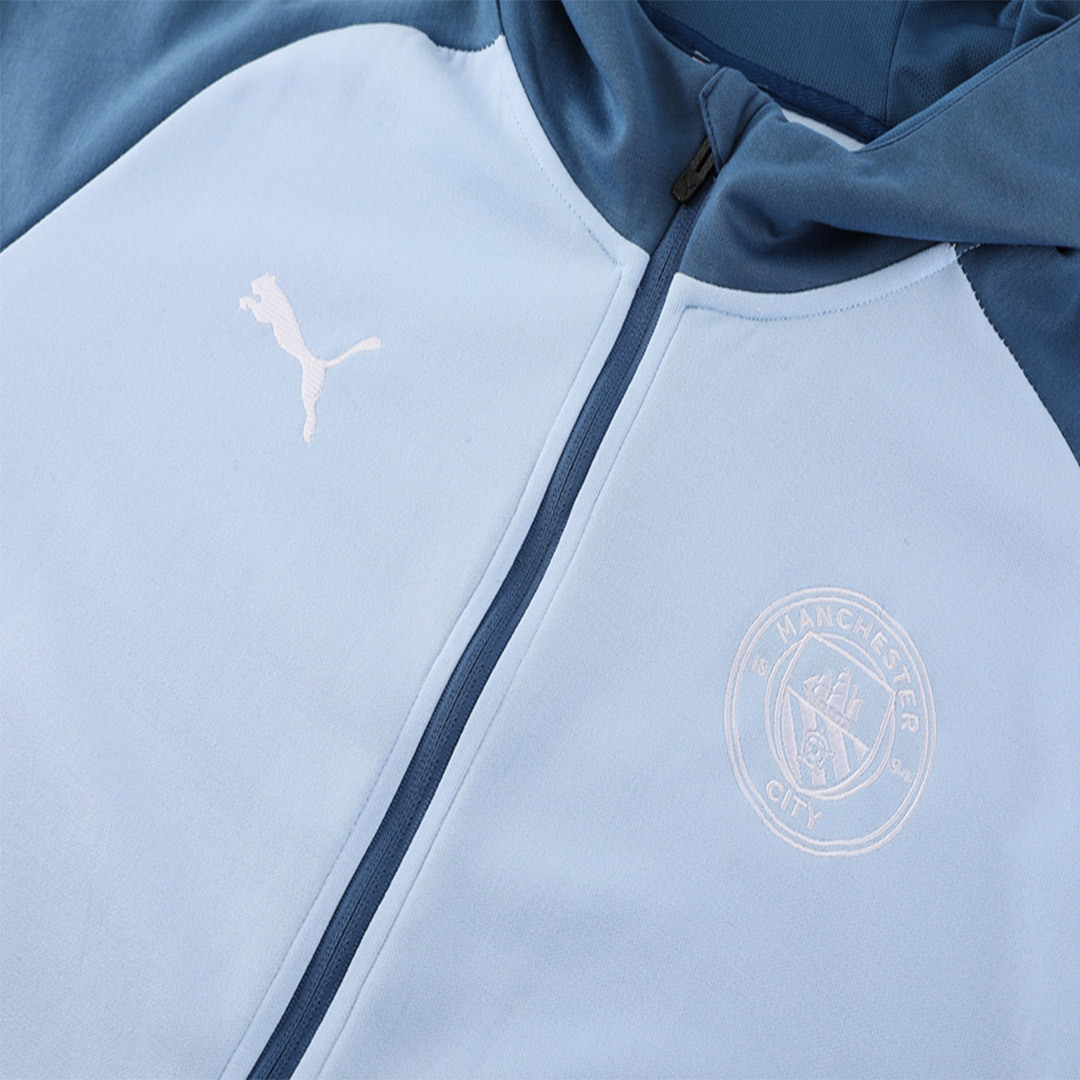 Manchester City Hoodie Training Kit (Jacket+Pants) 2024/25 - Image 5