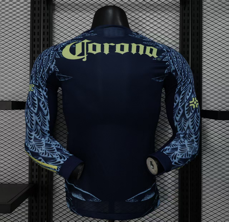 Club America Soccer Jersey Away Long Sleeve Shirt 2025/26 - Image 2