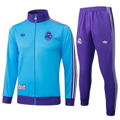 Real Madrid Training Kit (Jacket+Pants) Light Blue 2025/26