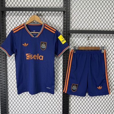Newcastle United Football Jersey Third Away Kids Kit Jersey+Shorts 2025/26