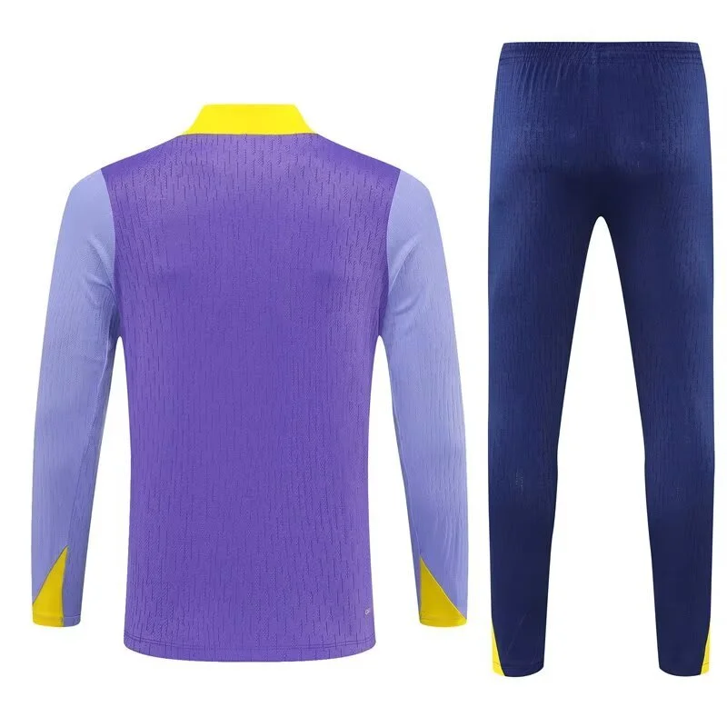 Atletico Madrid Training Kit (Sweatshirt+Pants) Purple 2025/26 - Player Version - Image 2