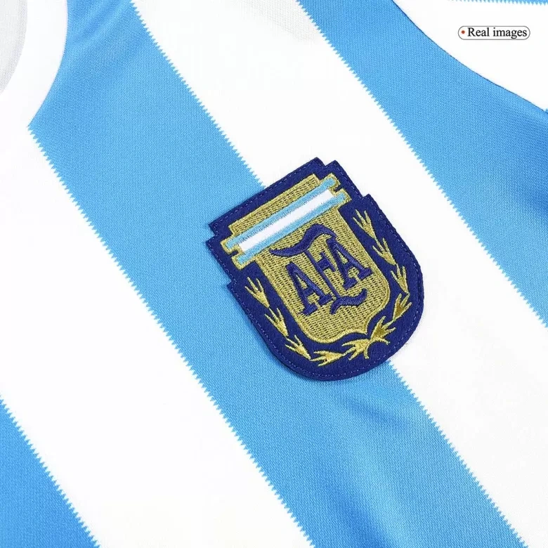 Argentina Retro Jersey Custom Home Football Jersey 1986 - Image 4
