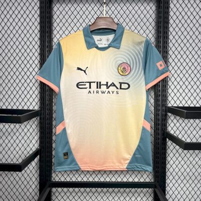 Manchester City Fourth Away Football Jersey Shirt 2024/25