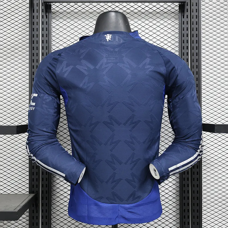Manchester United Away Long Sleeve Football Jersey Shirt 2024/25 - Image 2