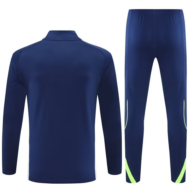 Real Madrid Retro Training Kit (Sweatshirt+Pants) Royalblue 2025/26 - Image 2