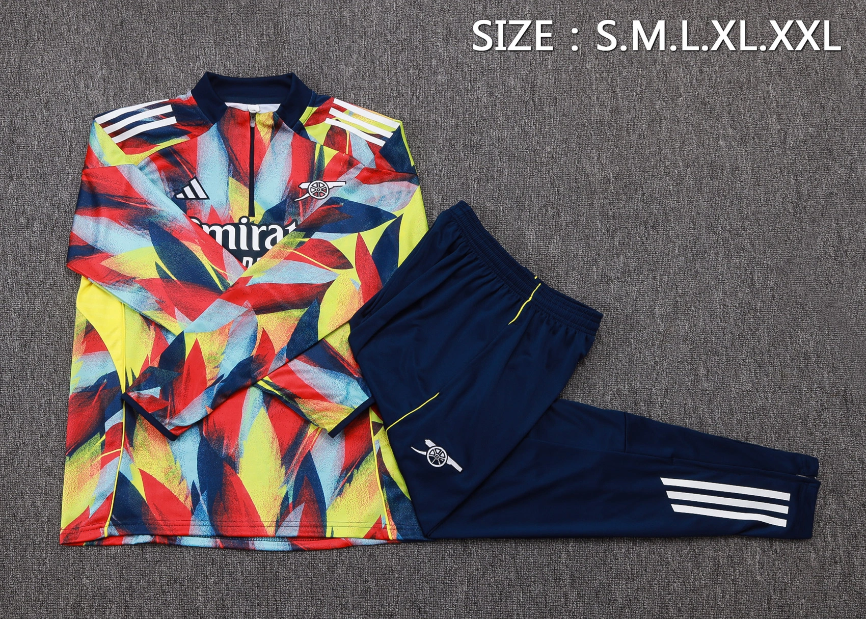 Arsenal Training Kit (Sweatshirt+Pants) Colorful 2025/26 - Image 2