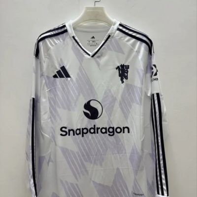 Manchester United Away Long Sleeve Football Jersey Shirt 2025/26