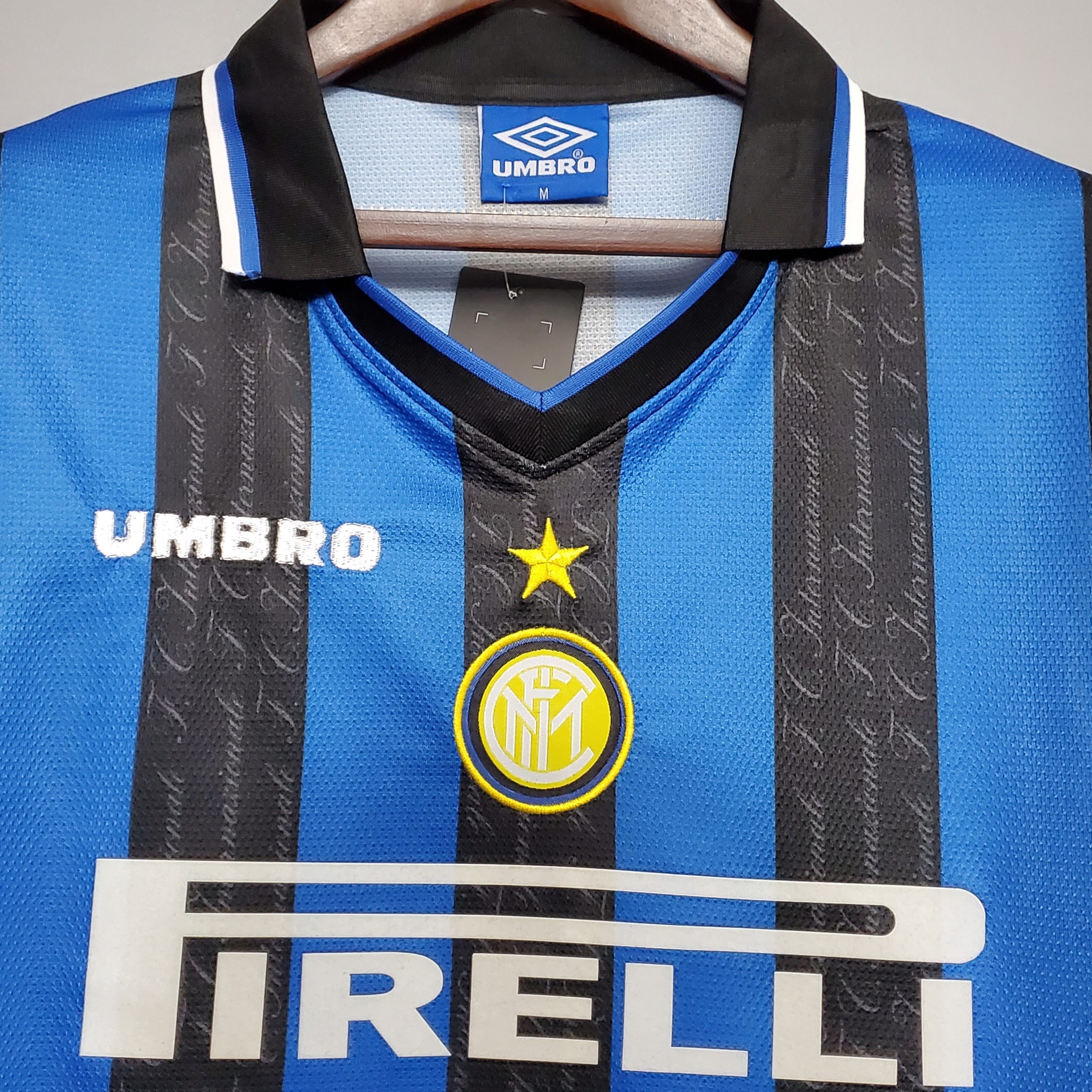 Inter Milan Jersey Custom Home Soccer Jersey 1997/98 - Image 5