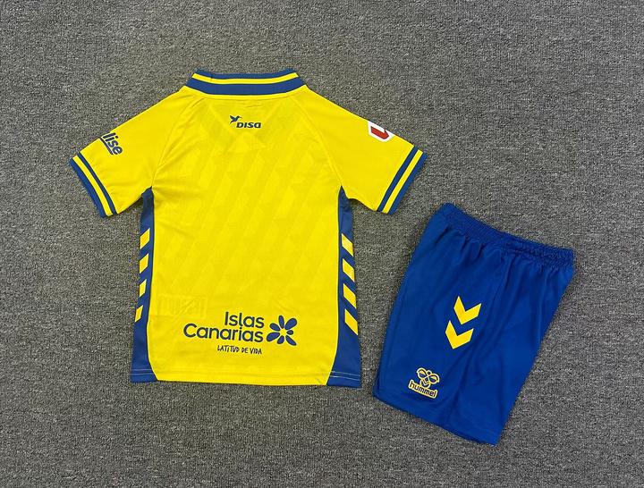 UD Las Palmas Soccer Jersey Home Kids Kit Jersey+Shorts 2025/26 - Image 2