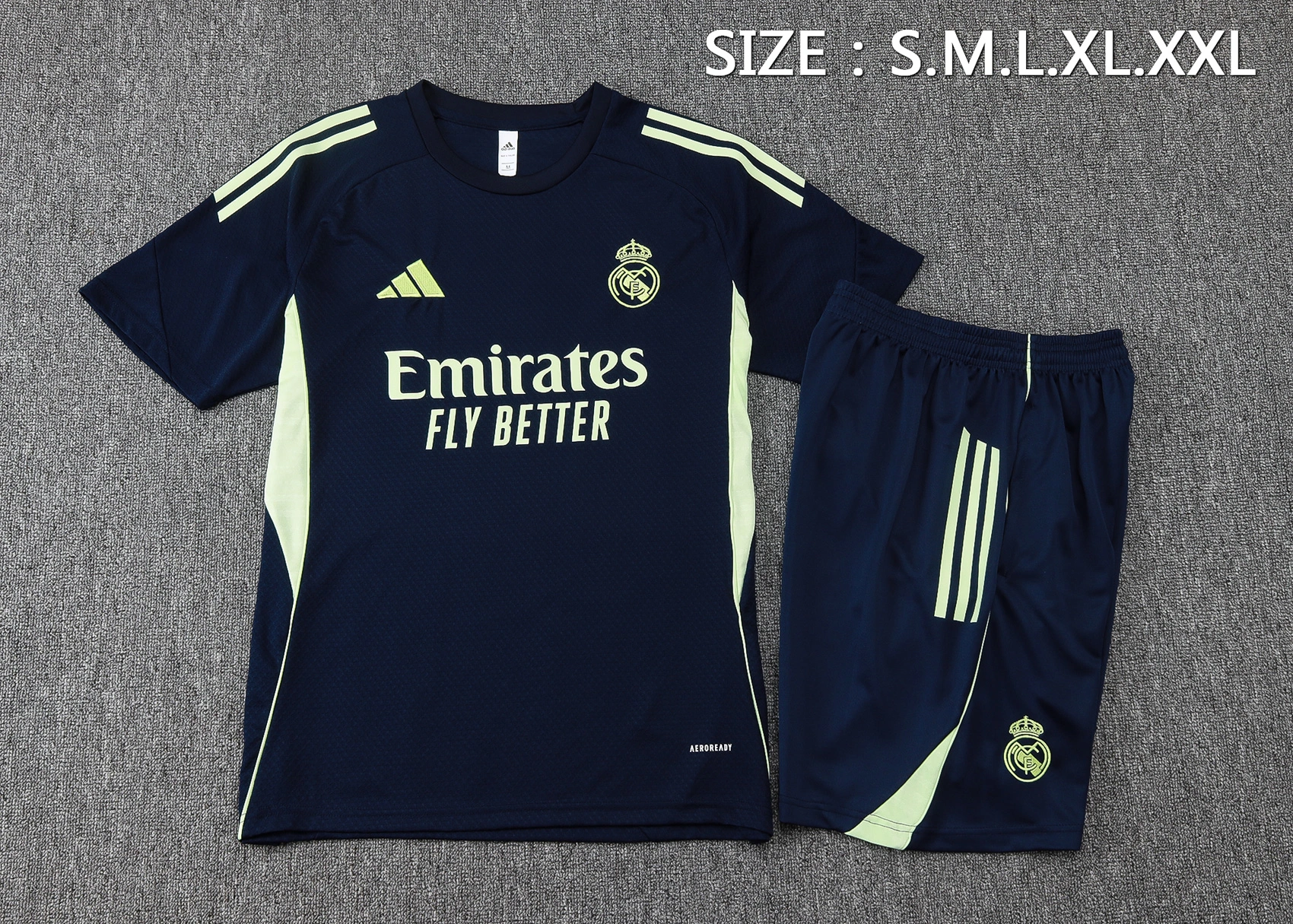 Real Madrid Training Jersey Kit Cyan 2025/26 - Image 3