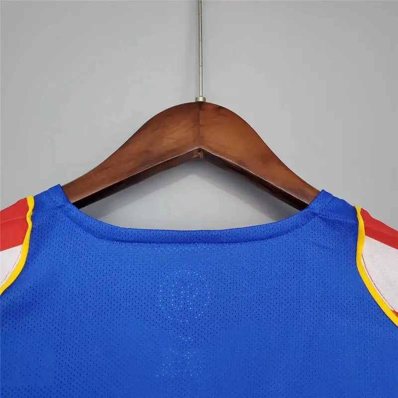 Atletico Madrid Retro Soccer Jersey Home Shirt 2004/05 - Image 6