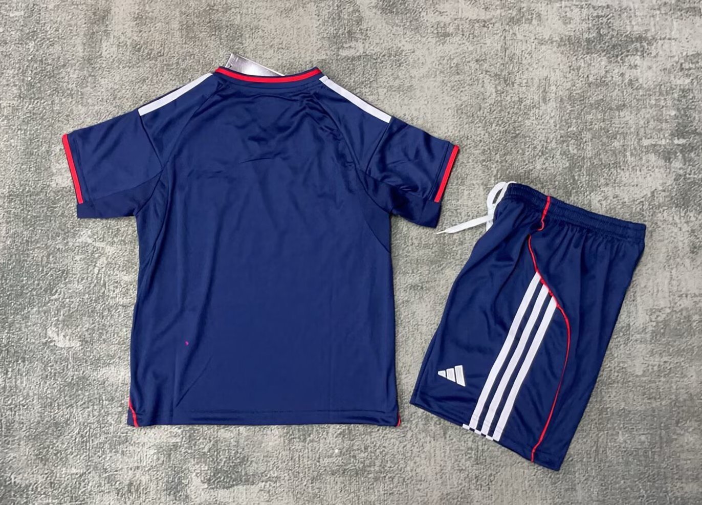 Olympique Lyonnais Football Jersey Away Kids Kit Jerseys+Shorts 2025/26 - Image 2