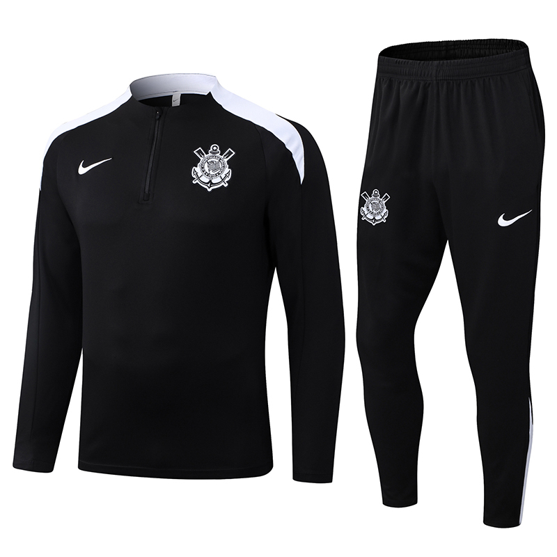 Corinthians Training Kit (Sweatshirt+Pants) Black 2025