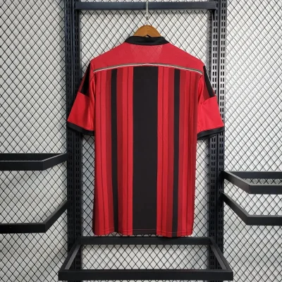 Alternative view of AC Milan Retro Soccer Jersey Home Custom Shirt 2014/15