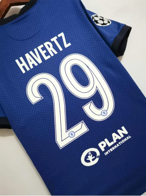 Chelsea Retro Football Jersey Home Shirt UCL Final 2020/21 - Image 4