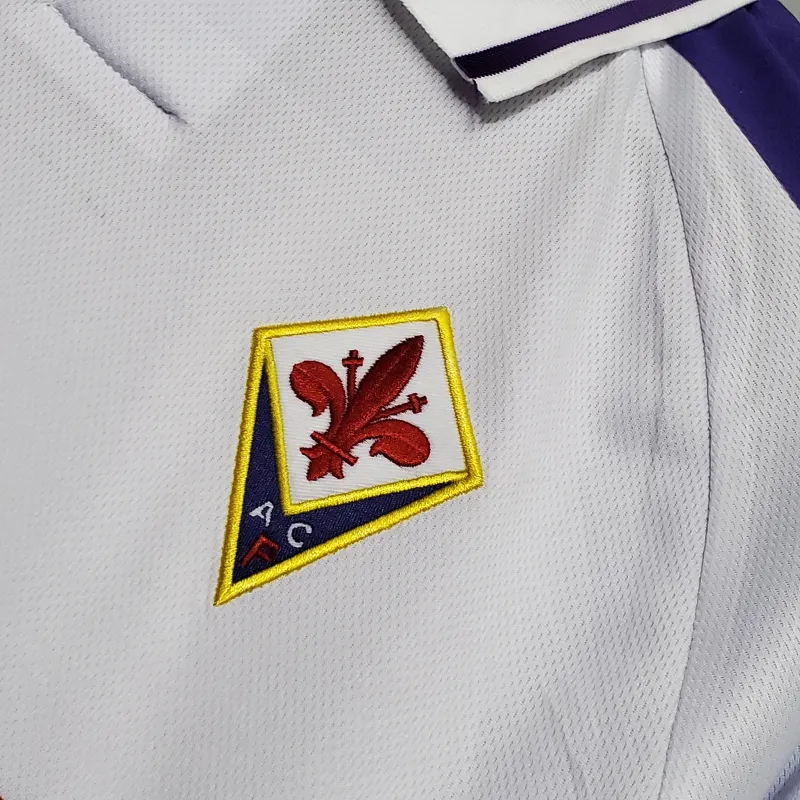 Fiorentina Retro Soccer Jersey Away Custom Shirt 1998/99 - Image 4