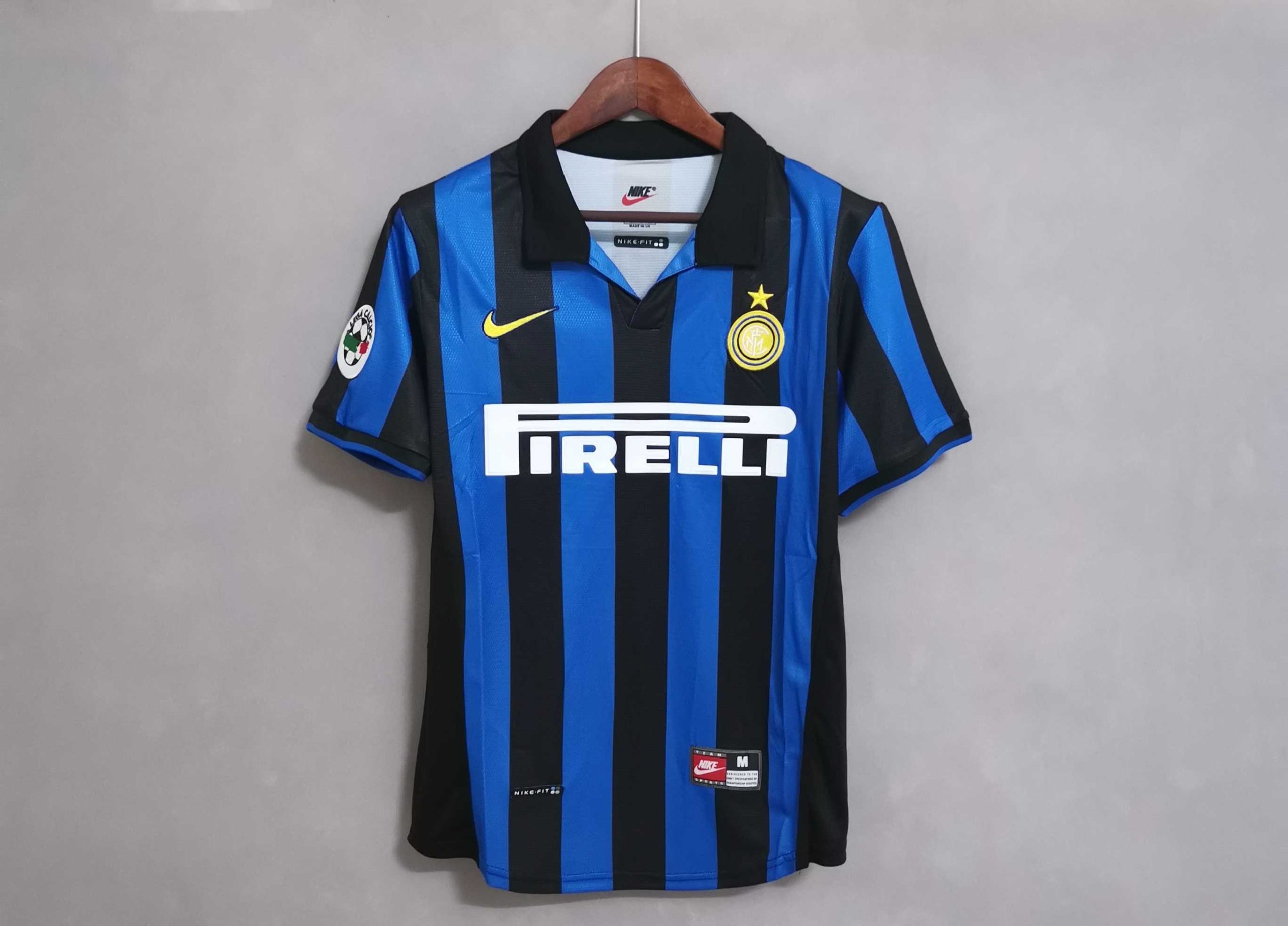 Inter Milan Jersey Custom Home Soccer Jersey 1998/99 - Image 3