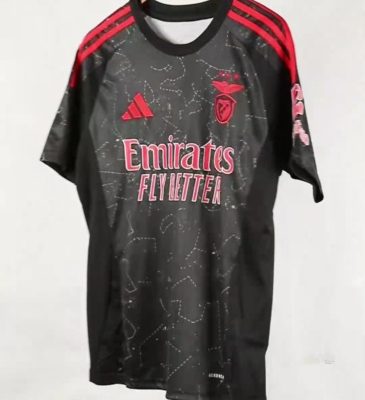 Alternative view of Benfica Soccer Jersey Away Custom Shirt 2024/25