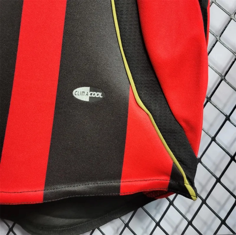 AC Milan Retro Soccer Jersey Home Custom Shirt 2006/07 - Image 6