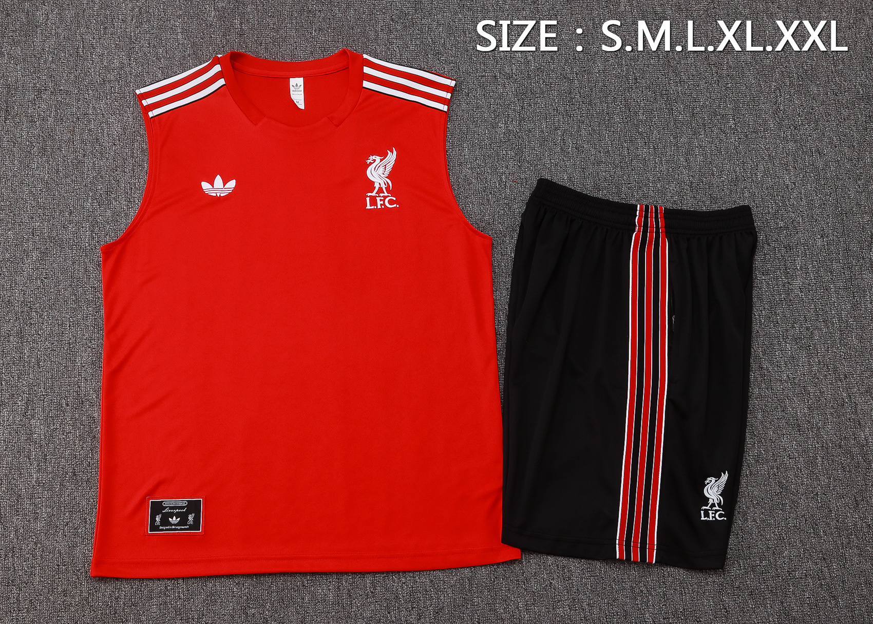 Liverpool Sleeveless Training Kit Red 2025/26 - Image 2