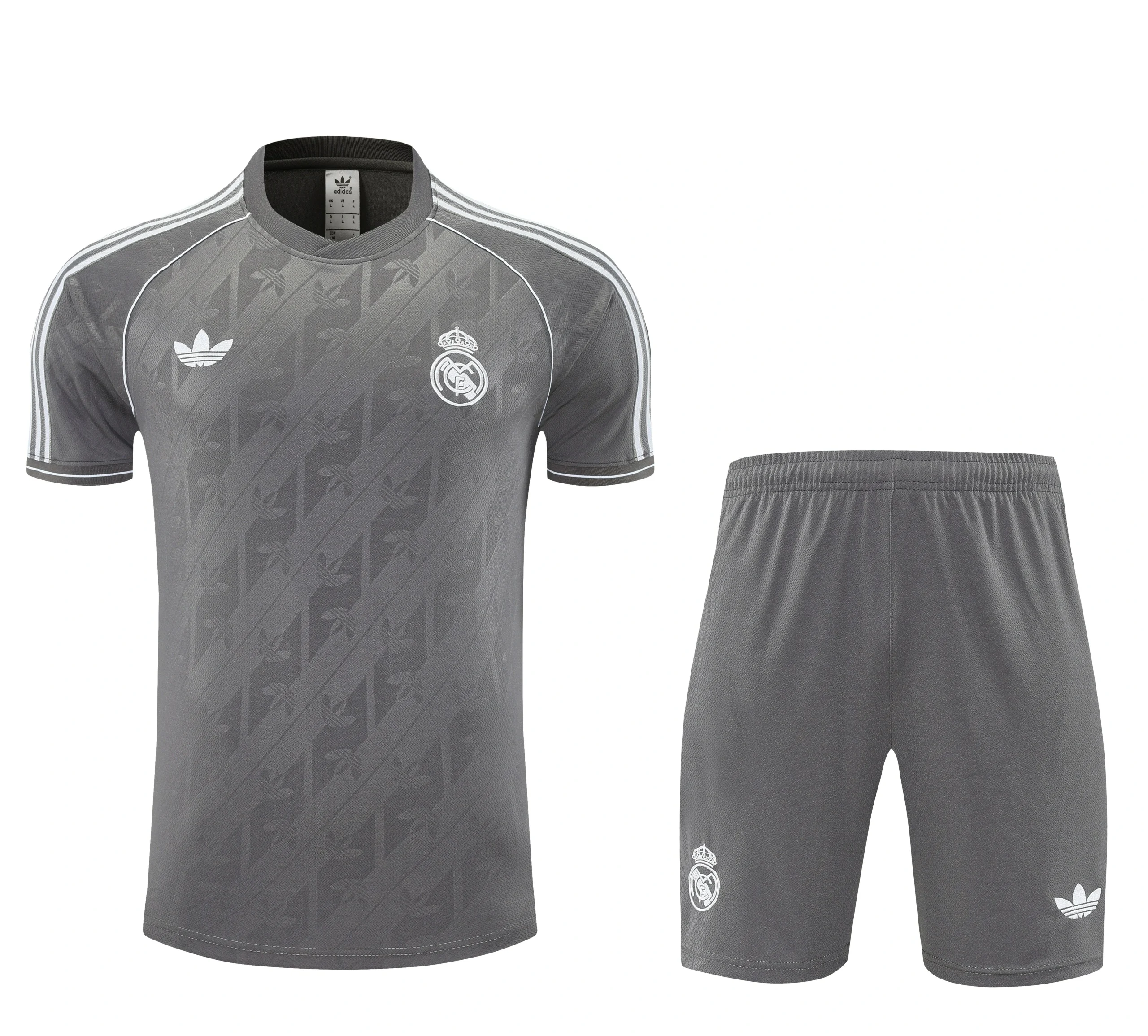 Real Madrid Training Jersey Kit Gray 2025/26