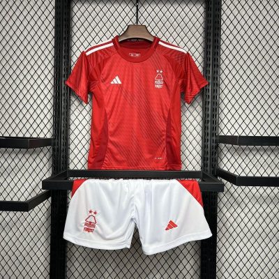 Nottingham Forest Football Jersey Home Kids Kit Jersey+Shorts 2024/25