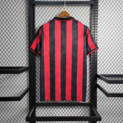 Alternative view of AC Milan Retro Soccer Jersey Home Custom Shirt 1993/94