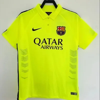 Barcelona Retro Jersey Third Away Soccer Shirt 2014-15