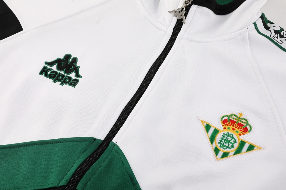 Real Betis Training Kit (Jacket+Pants) White 2025/26 - Image 4