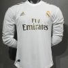 Real Madrid Retro Jersey Home Long Sleeve Soccer Shirt 2019/20