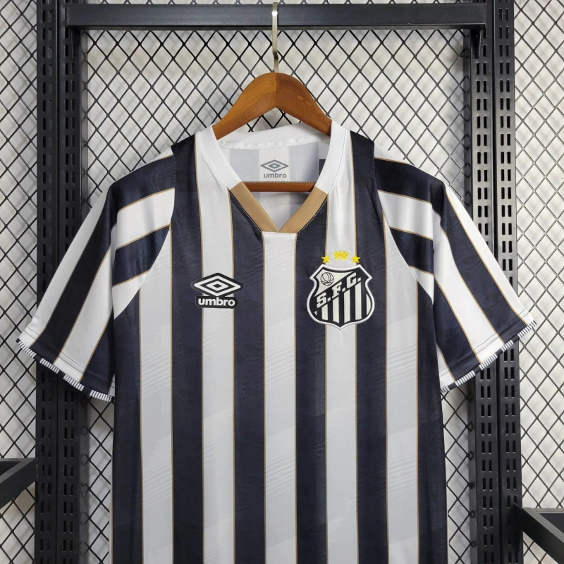 Santos FC Soccer Jersey Away Custom Shirt 2024 - Image 6