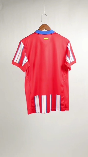 Atletico Madrid Soccer Jersey Home Custom Shirt 2024/25 - Image 3
