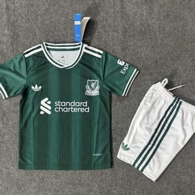 Liverpool Football Jersey Third Away Kids Kit Jersey+Shorts 2025/26
