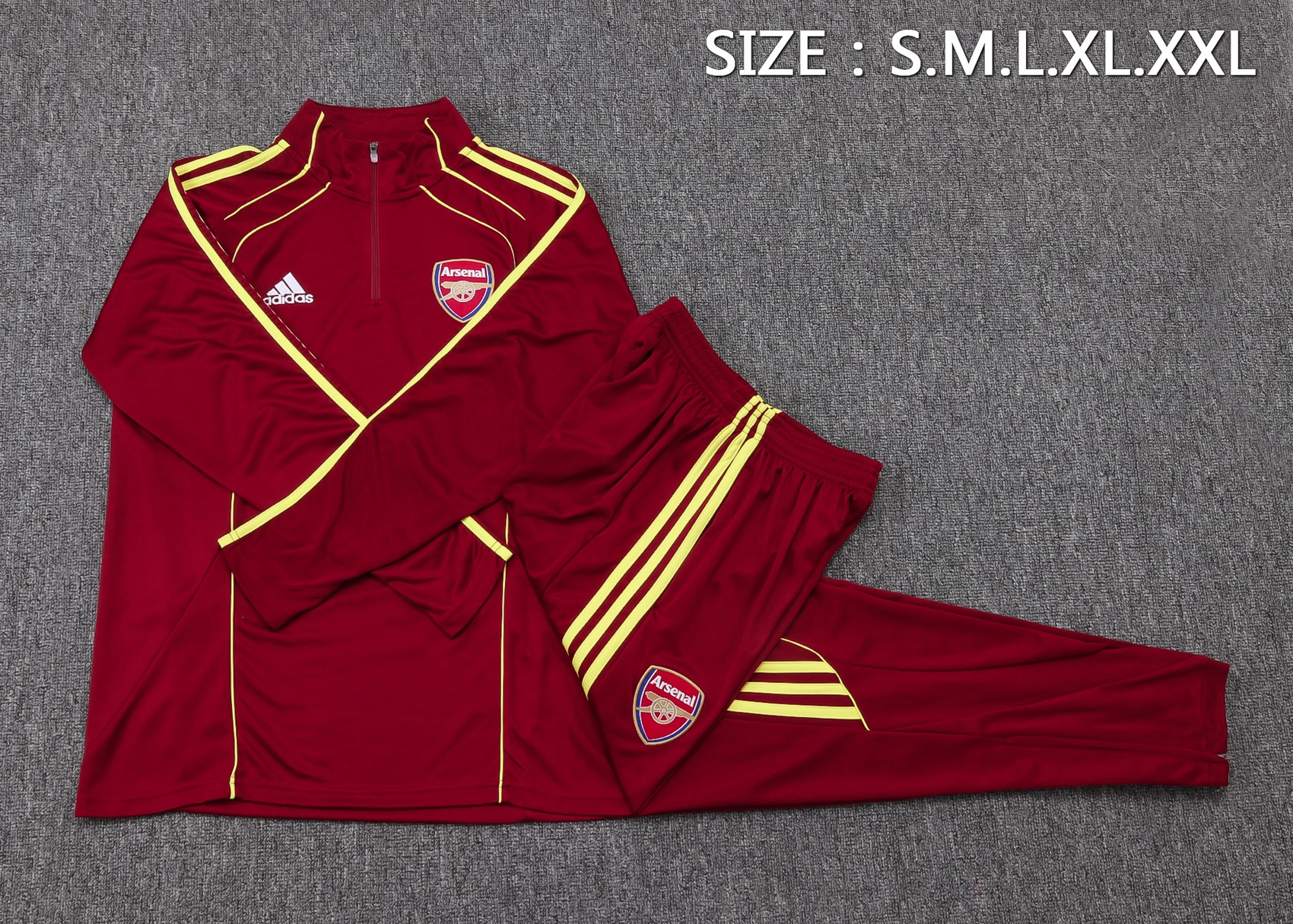 Arsenal Training Kit (Sweatshirt+Pants) Red 2025/26 - Image 4